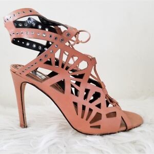 Dulce Vita laser cut lace stiletto heel size 8